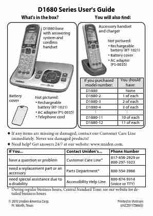 Uniden Cordless Telephone D1680-4-page_pdf